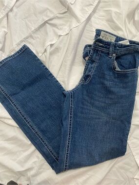 Classic Slim Bootcut Women's Jeans - Dark Blue